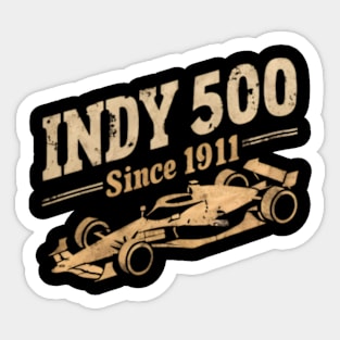 indianapolis 500 competition Sticker